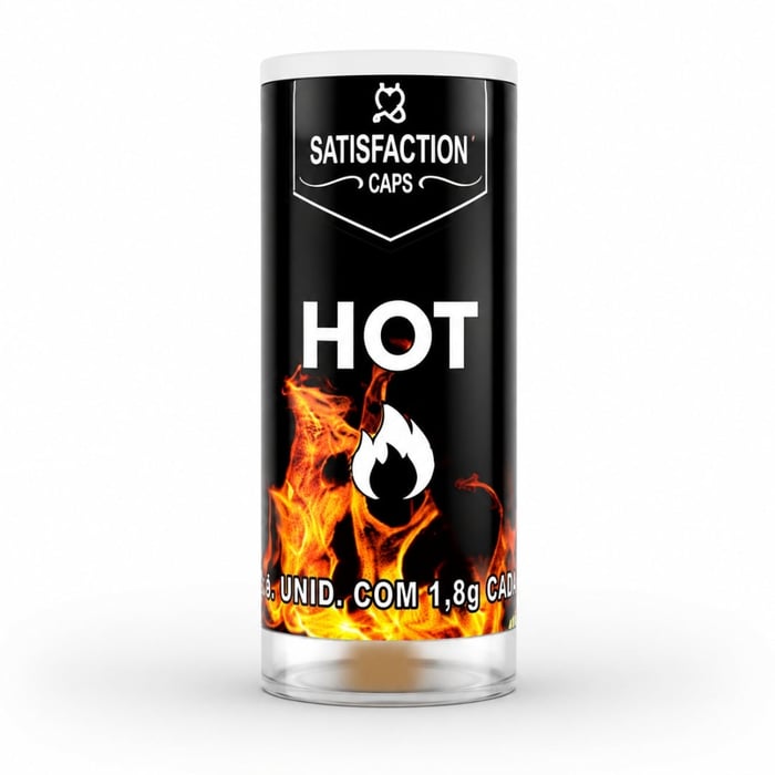 Bolinha Com óleo De Massagem Hot 04 Unidades Satisfaction Caps