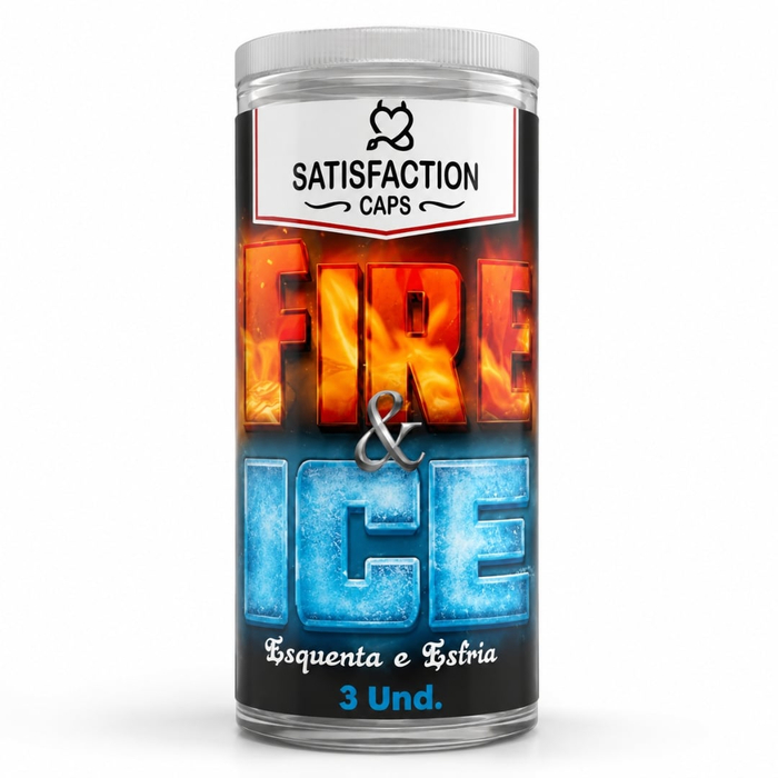 Fire & Ice Bolinha Com óleo Para Massagem Esquenta E Gela 03 Unidades Satisfaction Caps