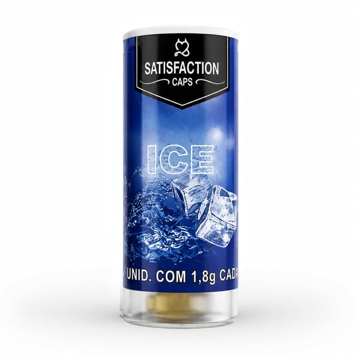 Bolinha Com óleo De Massagem Ice 4 Unidades Satisfaction Caps