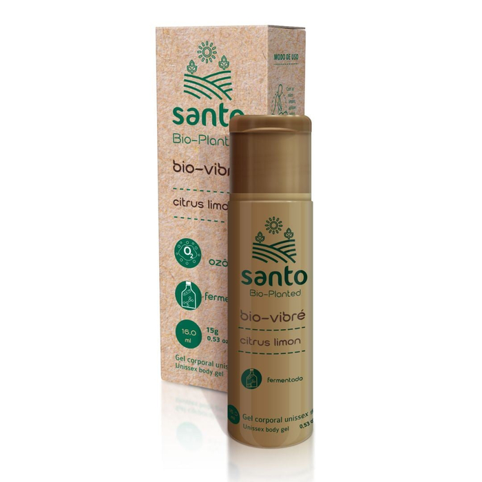 Bio-vibré Vibrador Líquido Em Gel Beijável 15g Linha Bio-planted Santo