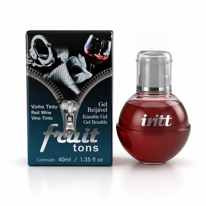 Fruit 50 Tons Gel Comestivel Vinho Tinto 40 Ml Intt