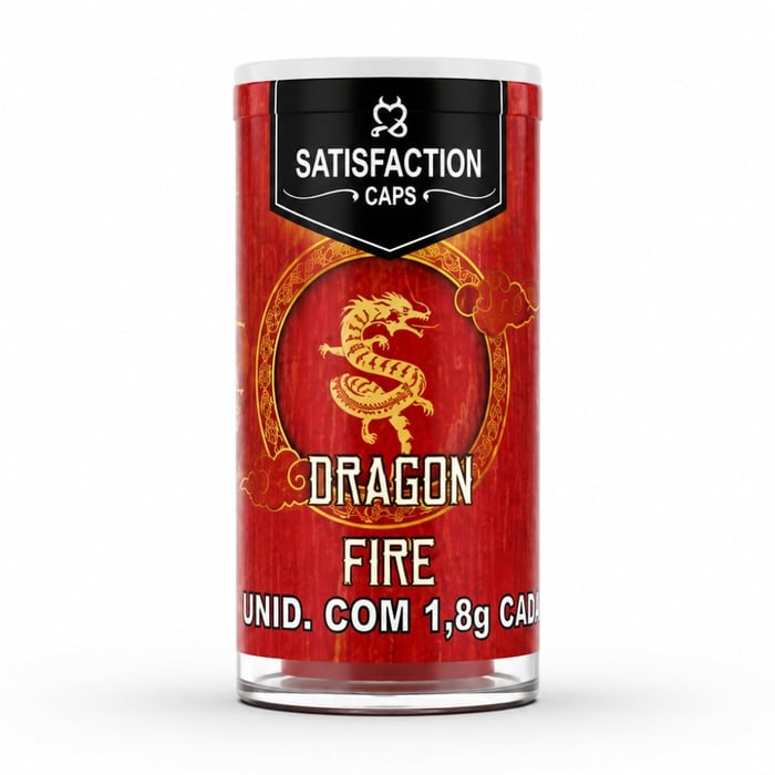 Dragon Fire Bolinha Com óleo Para Massagem Corporal 03 Unidades Satisfaction Caps