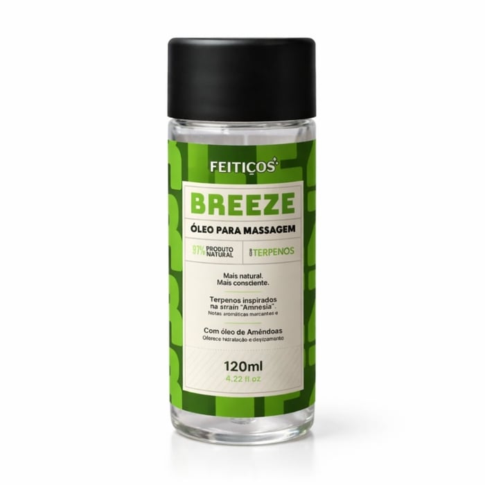 Breeze óleo Beijável Para Massagem 120ml Feitiços