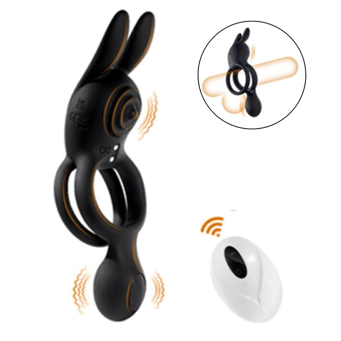 Anel Peniano Duplo Com Estimulador Clitoriano E Plug 9 Vibrações Vibe Toys