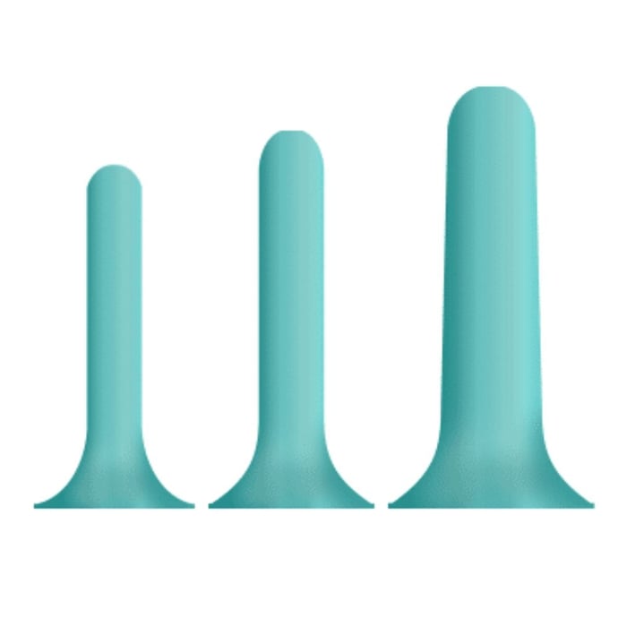 Tridell Kit Dilatador Anal E Vagina Com Nécessaire Hot Flowers