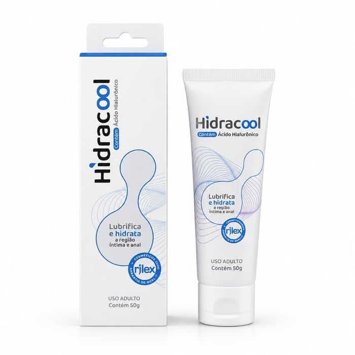 Hidracool Gel Lubrificante E Hidratante Com ácido Hialurônico 50g Rilex

