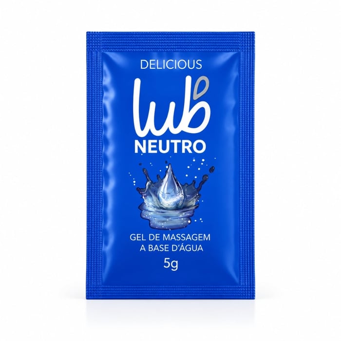 Sachê Lub Neutro Gel Beijável De Massagem 5g Delicious