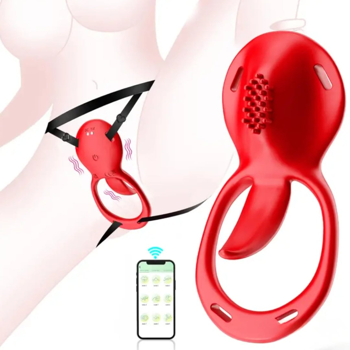 Vibrador De Calcinha Com Alça Ajustável Com Aplicativo Vibe Toys