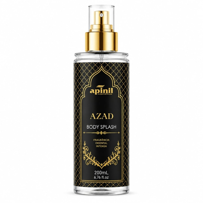 Azad Body Splash Masculino 200ml Apinil Cosméticos