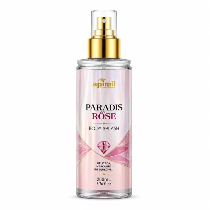 Paradis Rosé Body Splash 200ml Apinil Cosméticos