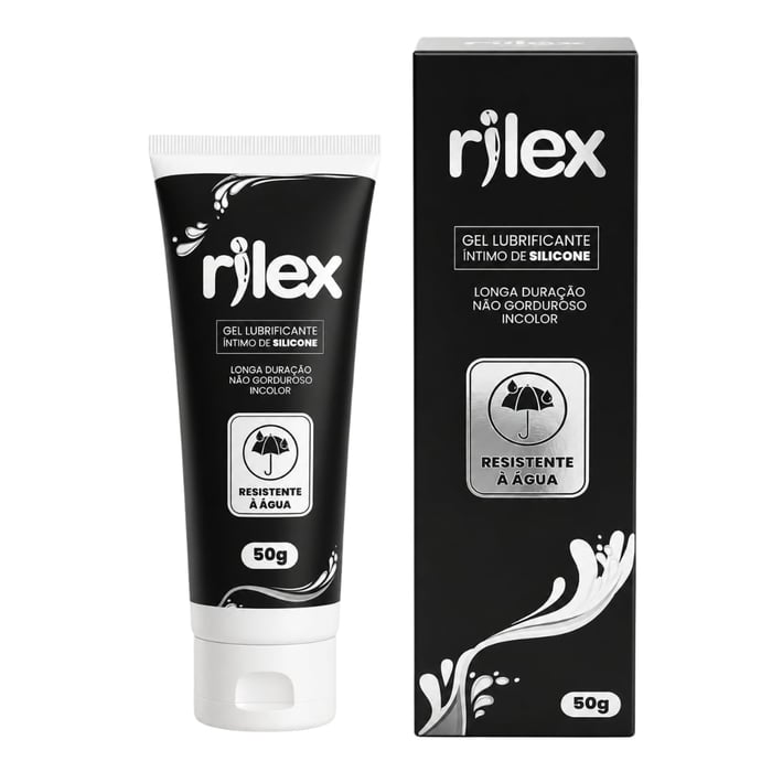 Gel Lubrificante íntimo De Silicone Resistente A água 50g Rilex