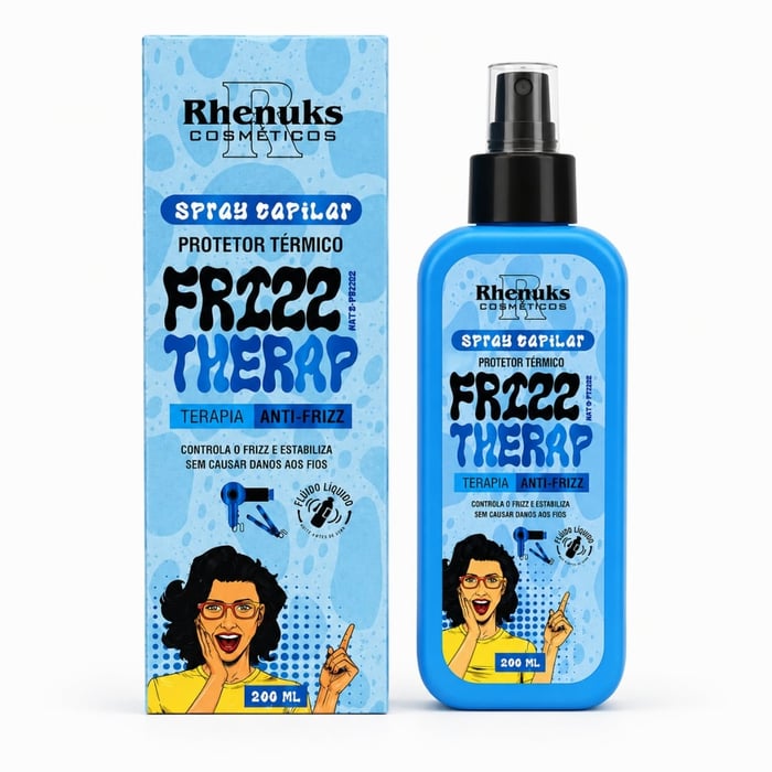 Spray Capilar Terapia Frizz Therap 200ml Rhenuks Cosméticos