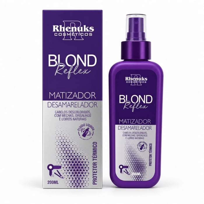 Protetor Térmico Blond Reflex 200ml Rhenuks Cosméticos