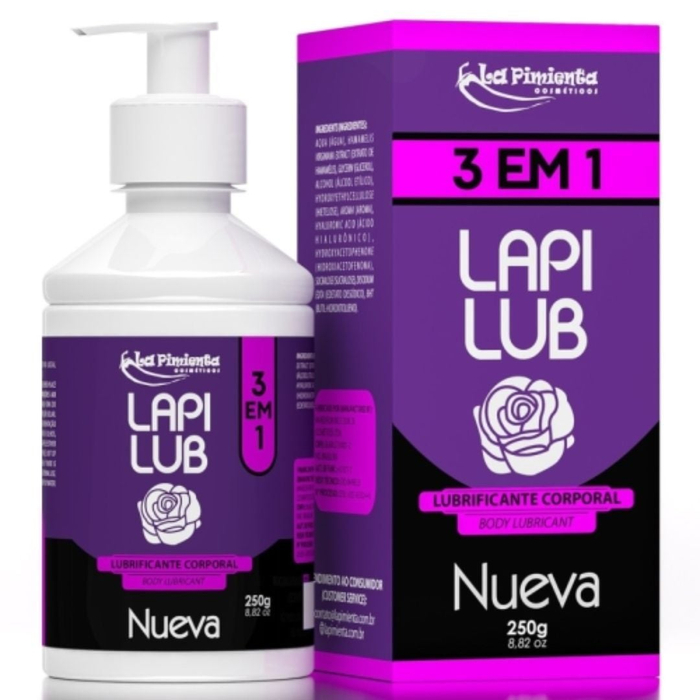Lapi Lub Lubrificante Corporal 3 Em 1 Nueva 250g La Pimienta