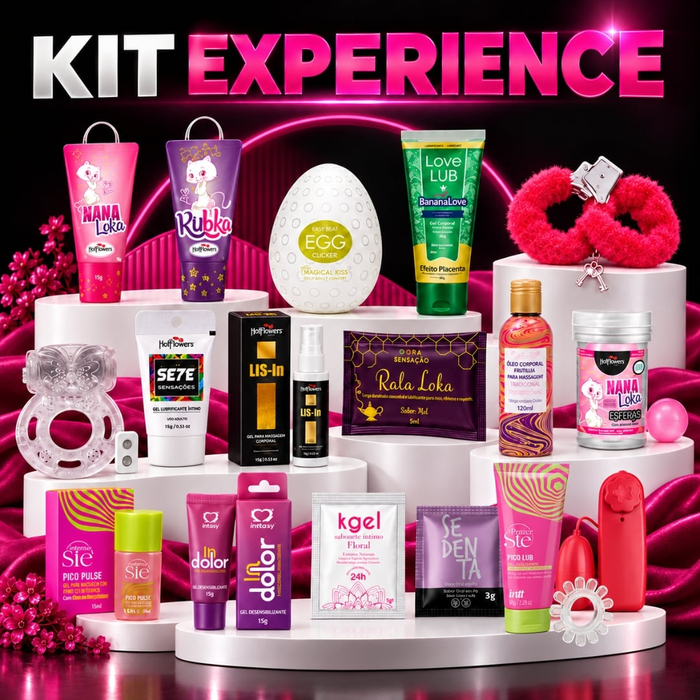 Kit Experience 13 Itens E Brindes Exclusivos Shoplibido