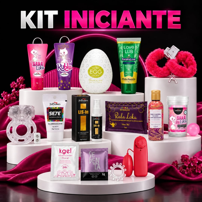 Kit Iniciante 11 Itens E Brindes Exclusivos Shoplibido