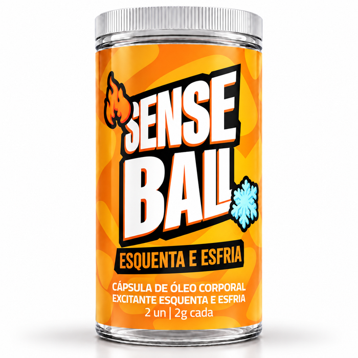 Sense Ball Esquenta E Esfria óleo Corporal 2un Sexy Fantasy