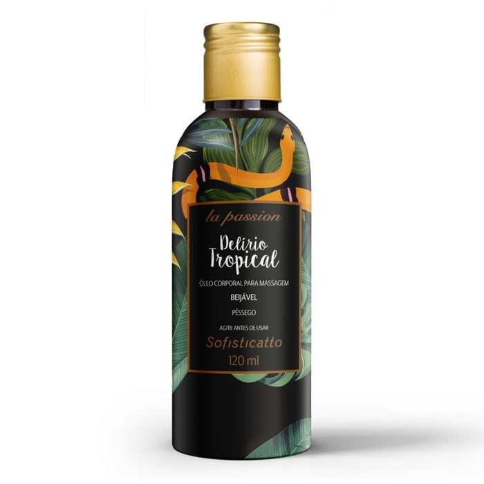 Delírio Tropical óleo De Massagem Beijável 120 Ml Sofisticatto