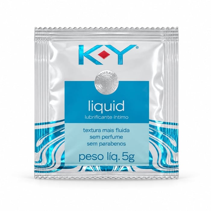 Lubrificante K-y íntimo Liquid Sachê 5g Ky