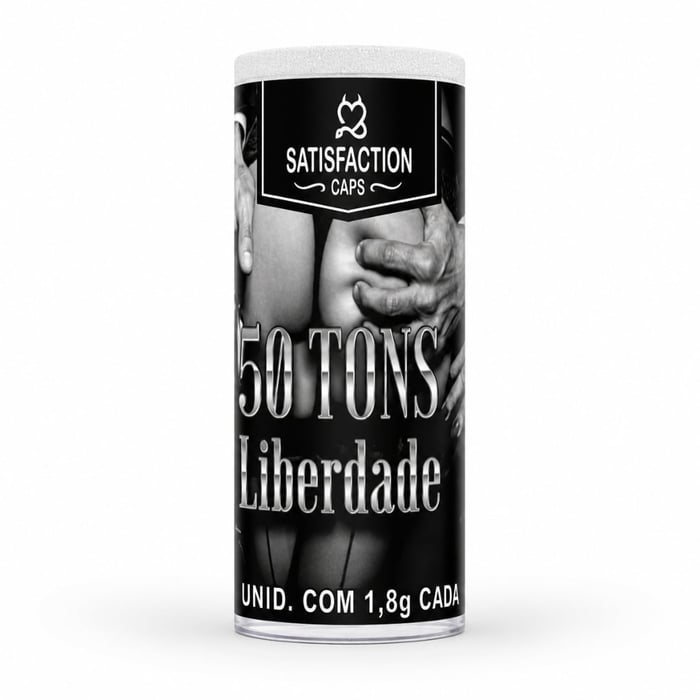 50 Tons De Liberdade Bolinha Com óleo De Massagem 03 Unidades Satisfaction Caps