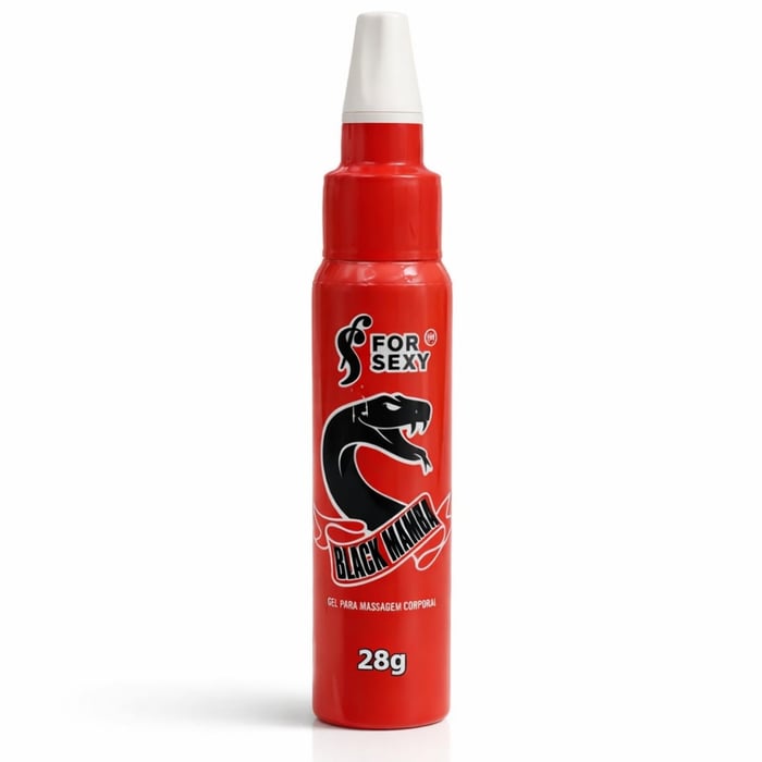 Black Mamba Gel Excitante Esquenta Esfria E Vibra 28g Forsexy
