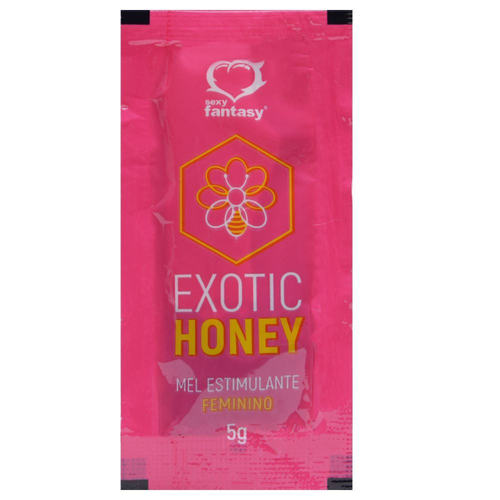 Exotic Honey Gel Comestível Excitante Feminino 5g Sexy Fantasy
