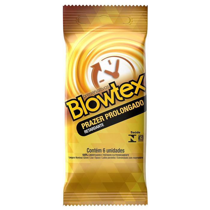 Preservativo Retardante 6 Unidades Blowtex