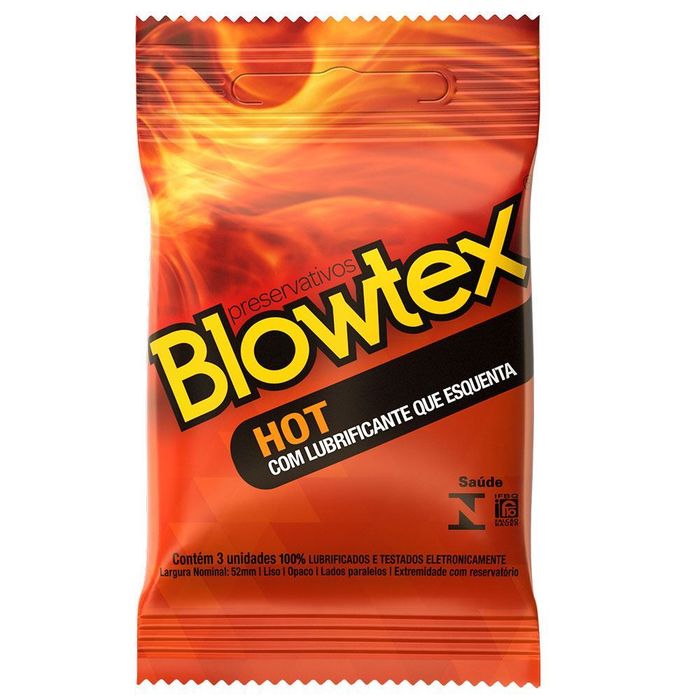 Preservativo Hot 3 Unidades Blowtex