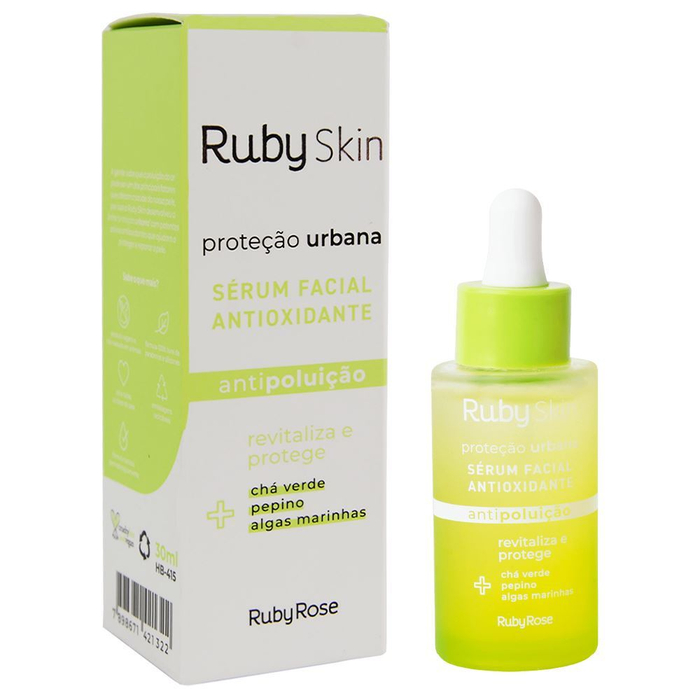 Sérum Facial Antioxidante Proteção Urbana Ruby Skin Ruby Rose