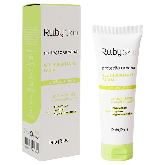Gel Hidratante Facial Proteção Urbana Ruby Skin Ruby Rose