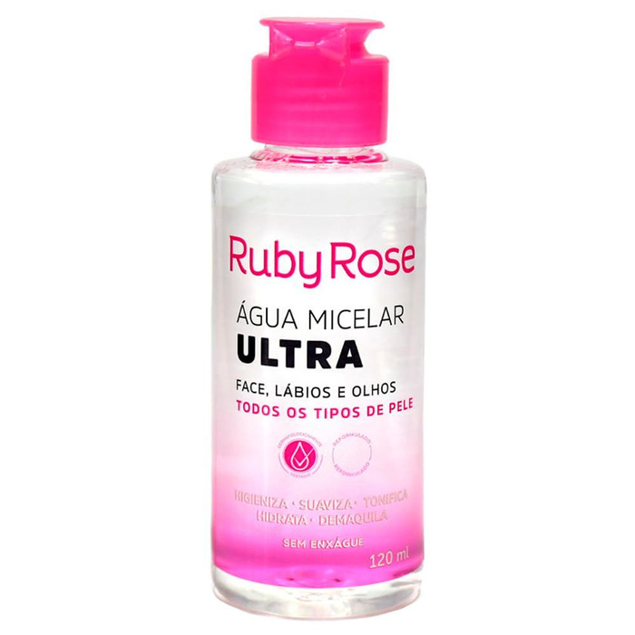 Água Micelar Ultra 120ml Ruby Rose