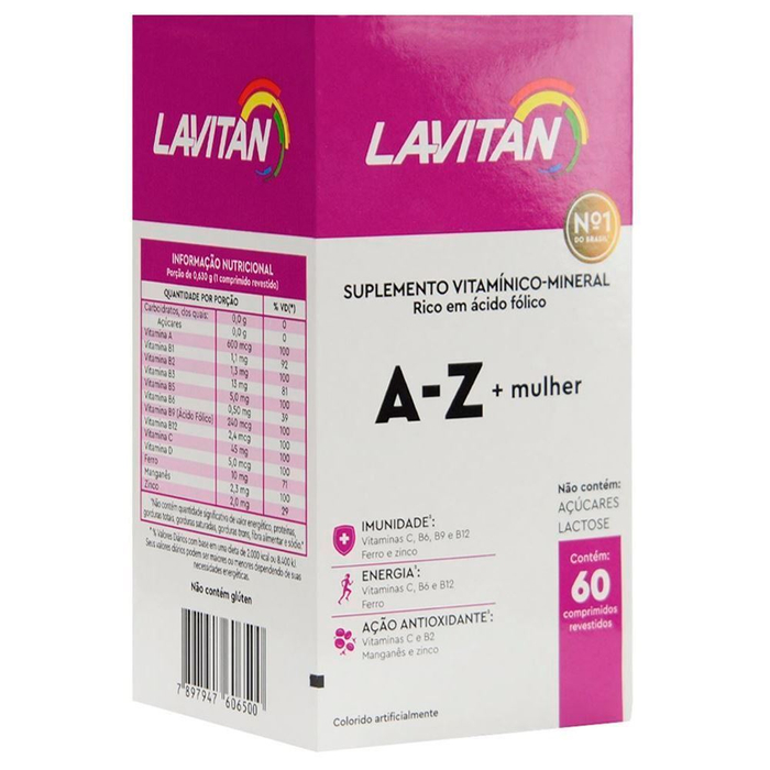 Lavitan A-z Mulher 60 Comprimidos Cimed