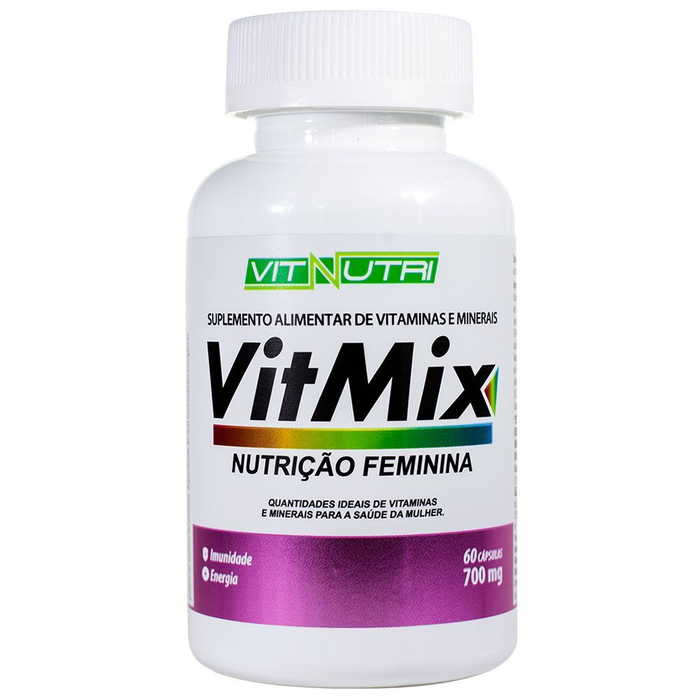 Vit Mix Vitamina Para Mulher 60 Cápsulas Vitnutri