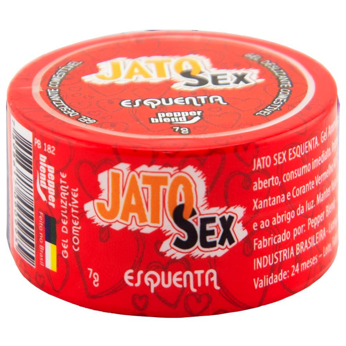 Jato Sex Esquenta Excitante Unissex 7g Pepper Blend