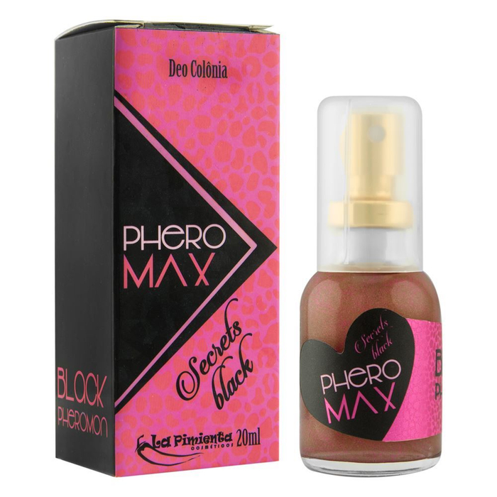 Perfume Phero Max  Secrets Black 20ml La Pimienta