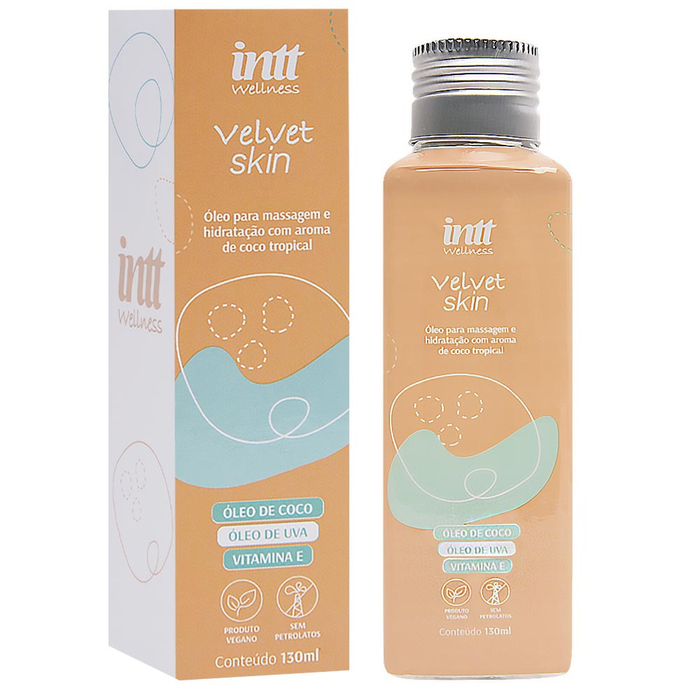 Velvet Skin óleo Hidratante Para Massagem 130ml Intt Wellness