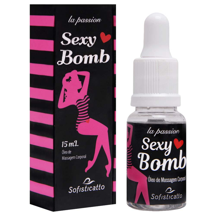 Sexy Bomb Gel Excitante Feminino Beijável 15ml Sofisticatto