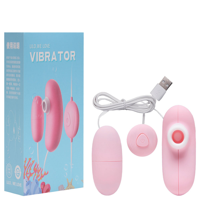 Bullet Vibrador Com Estimulador Feminino 10 Vibrações Vipmix