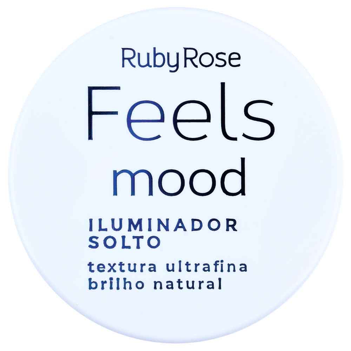 Iluminador Solto Feels Mood Textura Ultrafina 7g Ruby Rose