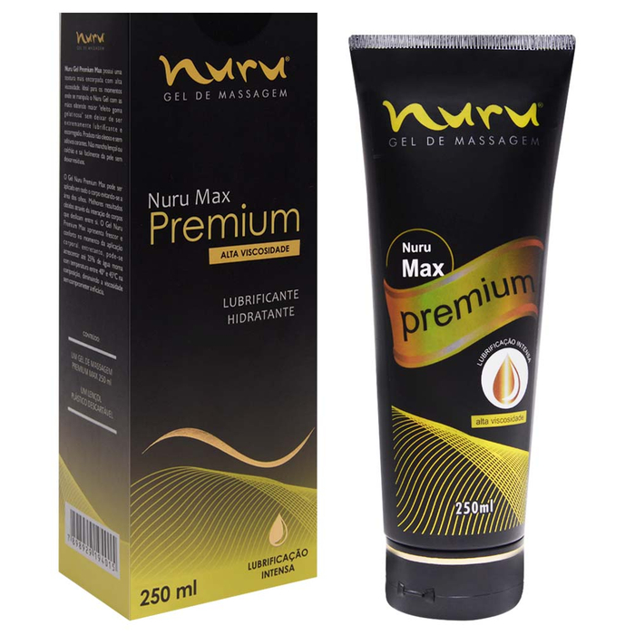 Nuru Max Lubrificante Premium 250ml Nuru