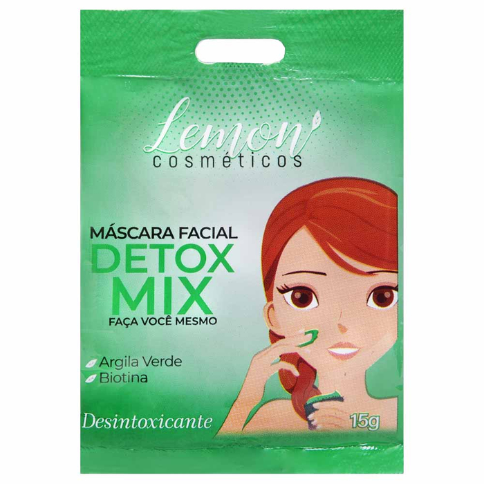 Máscara Facial Detox Mix Dexintoxicante Argila Verde 15g Kgel