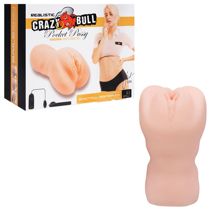 Masturbador Vagina Com Vibro Pocket Pussy Sexy Import