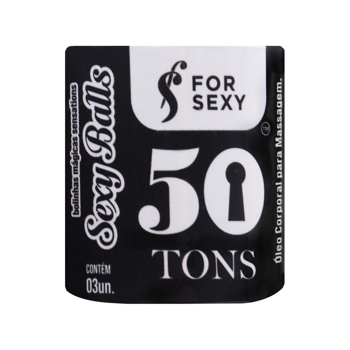 50 Tons Bolinha Triball Funcional 3 Unidades For Sexy
