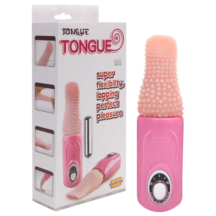 Tongue Vibrador Formato Língua 18 X 4,5cm Baile Sexy Import