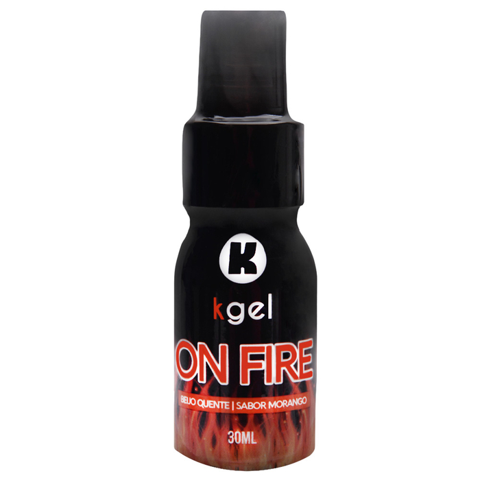 On Fire Spray Beijável Morango Hot 30ml Kgel