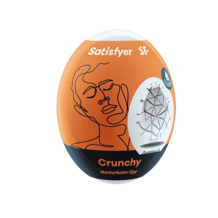 Masturbador Egg Single Crunchy Satisfyer Intt