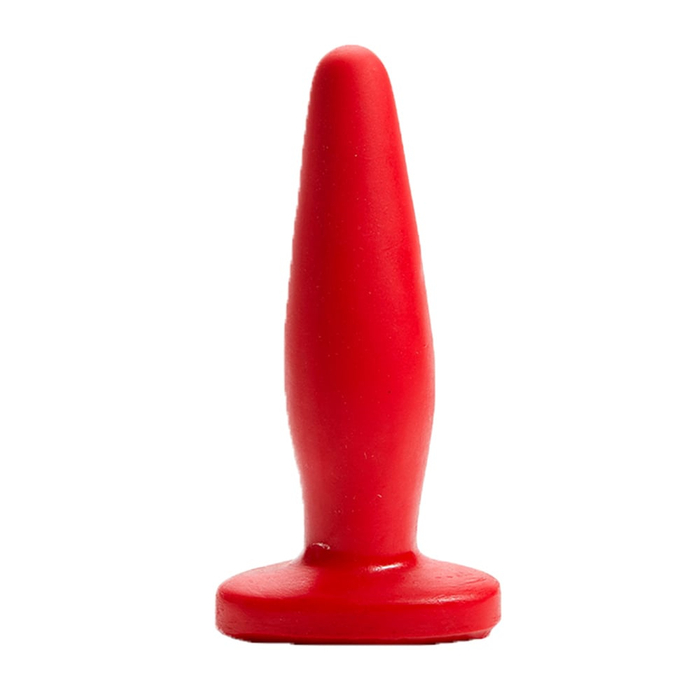 Prótese Plug Anal – 12x3,5cm – Vermelho – Hot Flowers