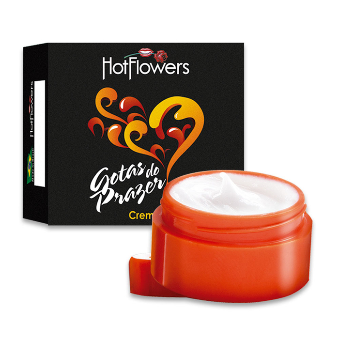 Creme Gotas Do Prazer Excitante Feminino – 4g – Hot Flowers