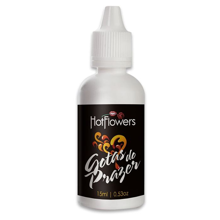 óleo Gotas Do Prazer Excitante Feminino – 15ml – Hot Flowers