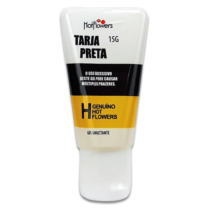 Gel Excitante Unissex Tarja Preta – 15g – Hot Flowers